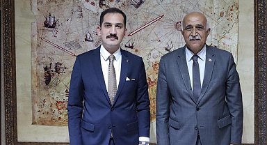 Kaymakam İpek'ten, Başkan Azizoğlu'na ziyaret