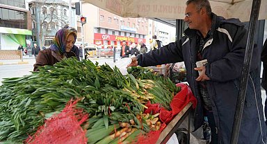 Lezzet ve şifa deposu çiriş otu tezgahlarda yerini aldı