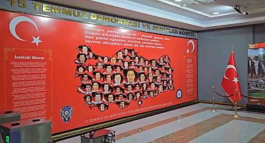 Müdür Şekeroğlu "15 Temmuz Demokrasi ve Şehitler Köşesi" oluşturdu