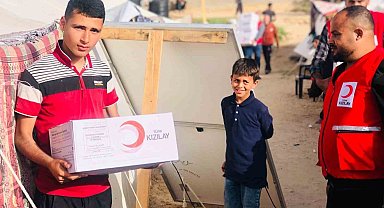 MÜSİAD'ın yardımları Gazze'ye ulaştı