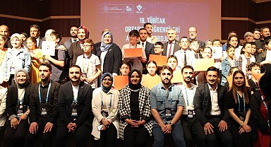 Ortaokul öğrencileri araştırma projeleri yarışmalarında ödüller sahiplerini buldu