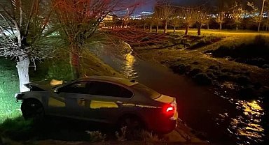 Otomobil ağaca çarptı: 1 yaralı