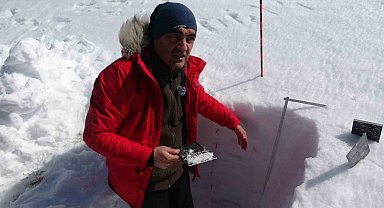 Palandöken'de güvenli pistler için çığ risk analizi