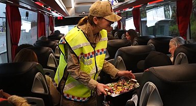 Tunceli'de 'tatlı' karşılama