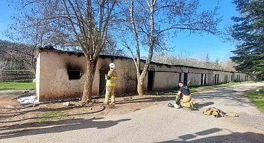Tunceli'de korkutan yangın
