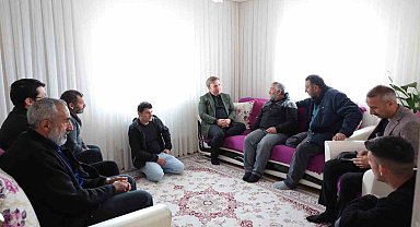 Vali Aydoğdu'dan şehit ailesine bayram ziyareti