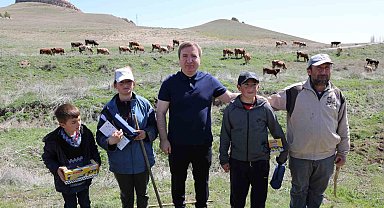 Vali ile çobanlık yaban çocukların karşılaşması yürekleri ısıttı