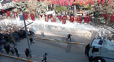 Van'da izinsiz gösteriler devam ediyor