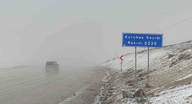 Van'da Kurubaş Geçidi'nde yoğun sis etkili oldu