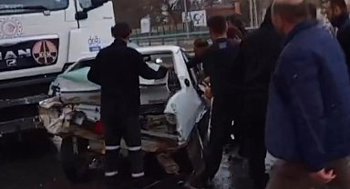 Van'da trafik kazası: 1 yaralı