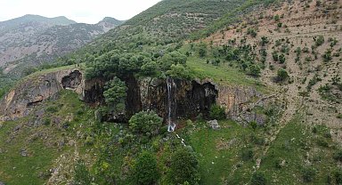 'Kayıp şehir' Pargasur şelalesi dron ile görüntülendi