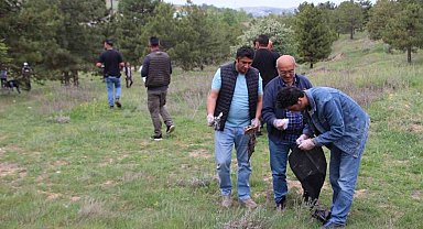 'Orman Benim' kampanyası ile temizlik yaptılar