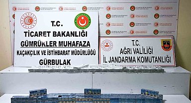 Ağrı'da 830 paket kaçak sigara yakalandı