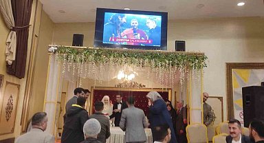 Ağrı'da düğün töreninde şampiyonluk coşkusu