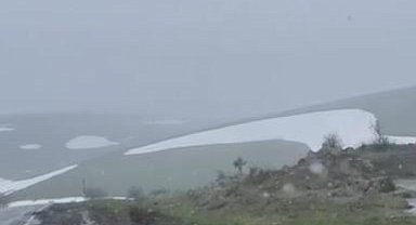 Ardahan'ın yüksek kesimlerinde kar ve sis etkili oldu