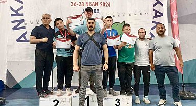 Bilek güreşinde Elazığ'a Türkiye birinciliği