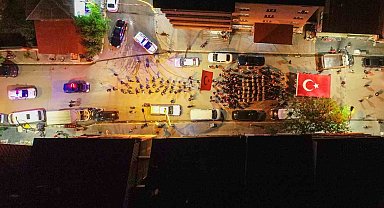 Çatak'ta meşaleli 19 Mayıs yürüyüşü