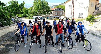 Çemişgezek'te bisiklet turu etkinliği