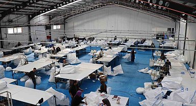 Çuval fabrikası yüzlerce insan iş oldu