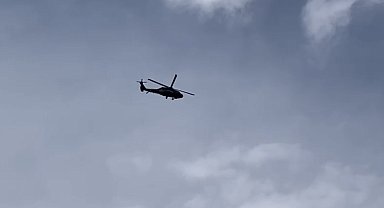 Dağda attan düşen kadın helikopterle hastaneye kaldırıldı