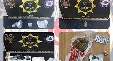 Elazığ polisinden uyuşturucu satıcılarına darbe: 12 gözaltı