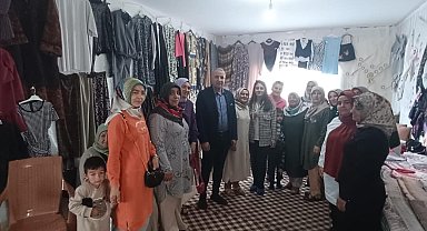 Elazığ'da kursiyerlerin ürettiği ürünler sergilendi