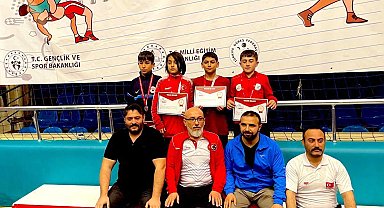 Elazığlı güreşçiden Türkiye 3.'lüğü