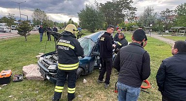 Erzincan'da trafik kazası: 1 yaralı