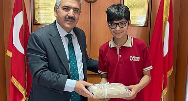 Erzincanlı öğrenci bursluluk sınavında 500 puan alarak Türkiye birincisi oldu