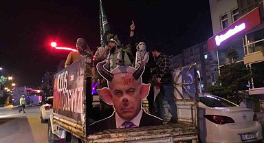 Erzurum'da Filistin için özgürlük konvoyu