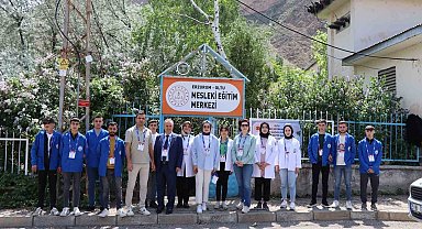 Erzurum'dan Avrupa'ya staj için gidiyorlar