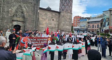 Erzurumlu çocuklardan Filistinli kardeşlerine destek