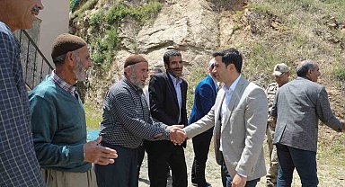 Genç Kaymakamı Güzel, köy sakinlerinin taleplerini dinledi