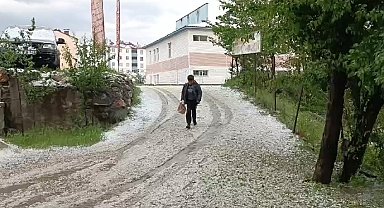 Hizan'da dolu yağışı hayatı olumsuz etkiledi