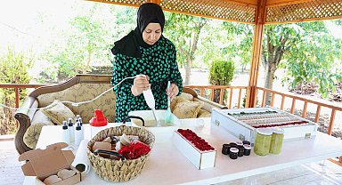 Hobi olarak başladı şimdi 45 çeşit sabun üretiyor