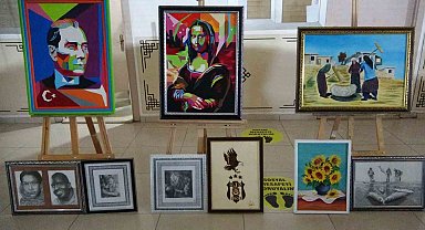 Hükümlülerden 'Renkler Konuşuyor' temalı sergi