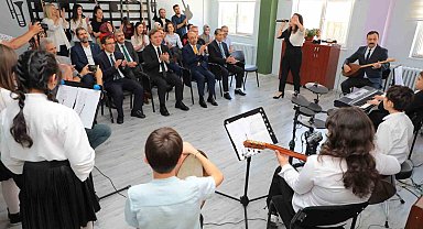 İMKB Müşir Zeki Paşa Ortaokulunda müzik sınıfı açıldı