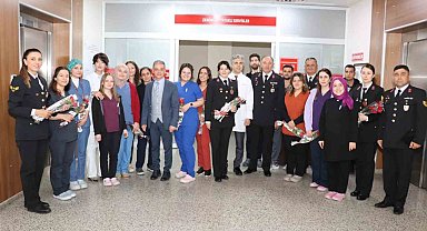 Jandarmadan Hemşireler Günü jesti