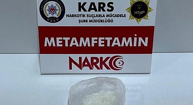 Kars'ta metamfetamin ele geçirildi