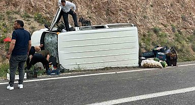 Kemah'ta trafik kazası: 1 yaralı