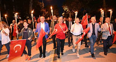 Malatya'da fener alayı yürüyüşü