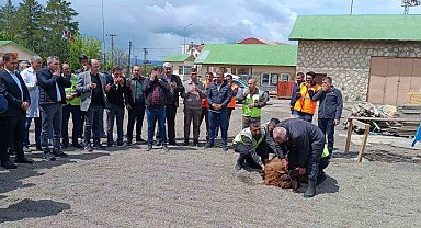 Malazgirt'te konaklama ve dinlenme tesisinin temeli törenle atıldı