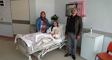 Milli sporcu Rabia Topuz taburcu oldu