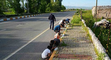 Muş'ta yağan bilinmeyen cisimler şaşırttı