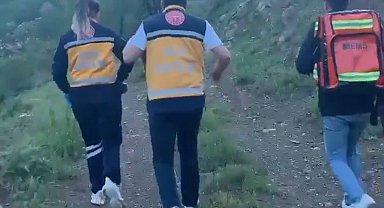 Ot toplarken rahatsızlanan vatandaşın yardımına sağlık ekipleri koştu