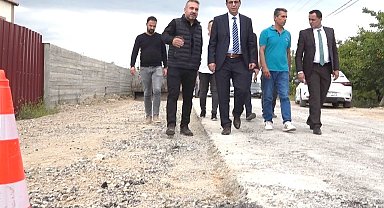 Samanköy'ün yolları güvenli ve konforlu hale getiriliyor