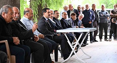 Taşkın, Alişar Mahallesi sakinleriyle bir araya geldi