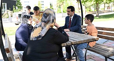 Taşkın'dan parklarda inceleme