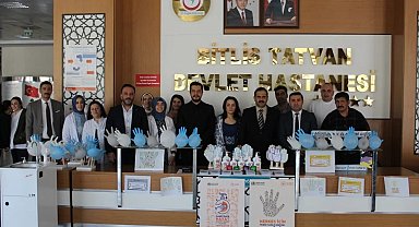 Tatvan Devlet Hastanesinde el hijyeninin önemi anlatıldı