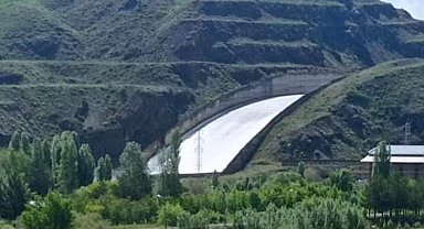 Tercan Barajının doluluk oranı yüzde yüze ulaştı